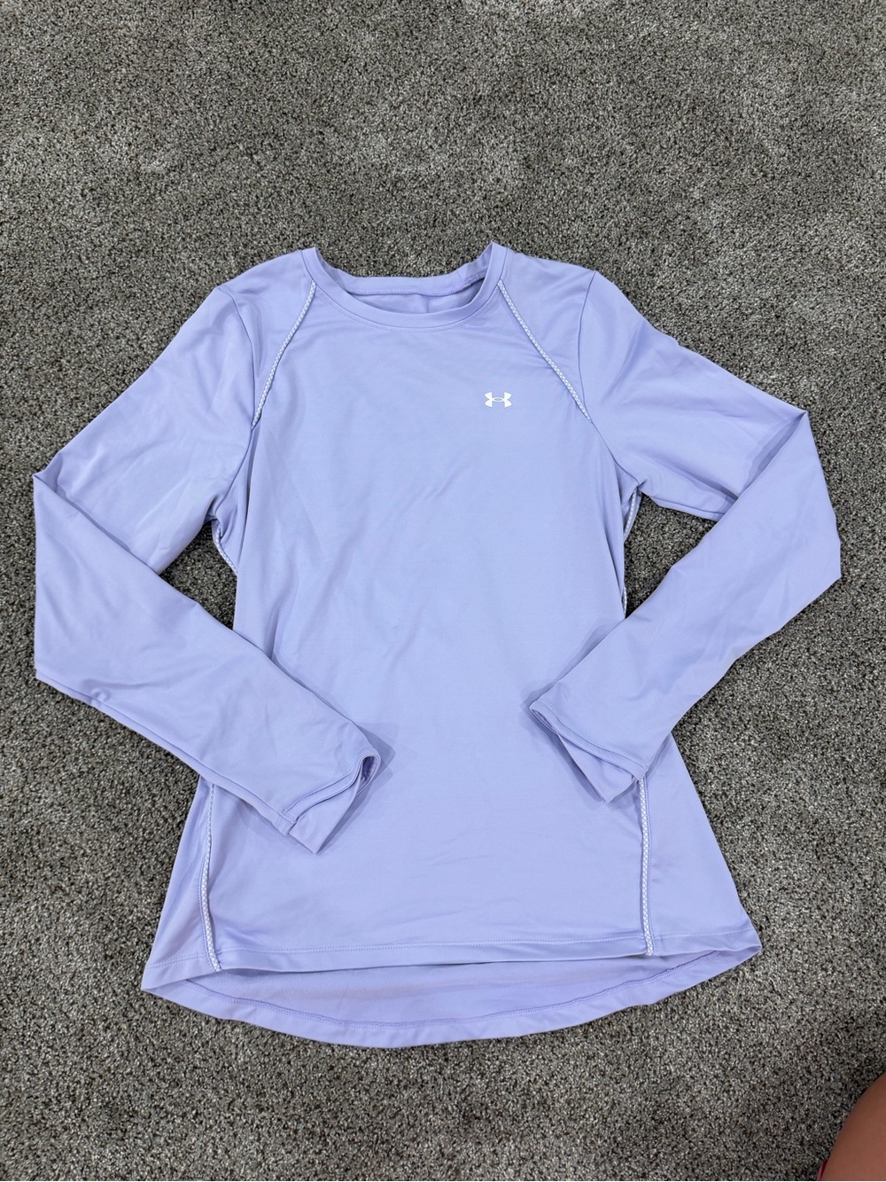 Under Armour Lavender Long Sleeve Performance Tee